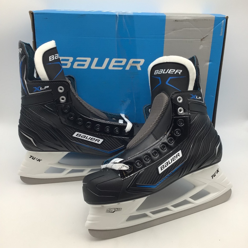 Bauer X-LP Senior Ice Hockey Skates Size 11 R Black Blue S21 1058938 NEW